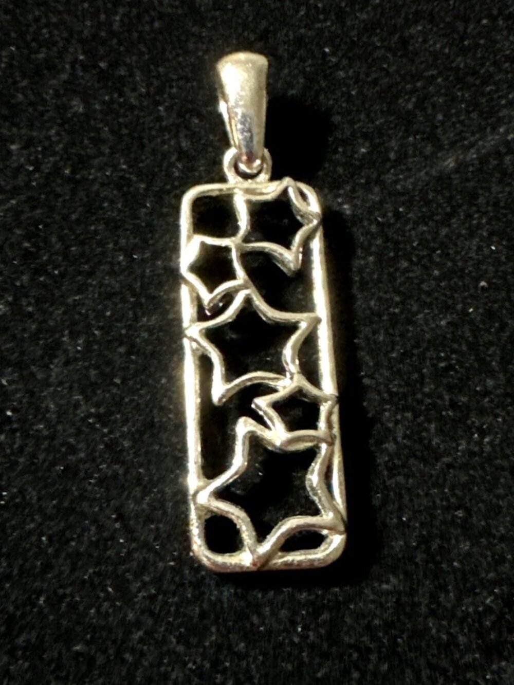 Lia Sophia Scatter Star Pendant Rectangle Shape Slider